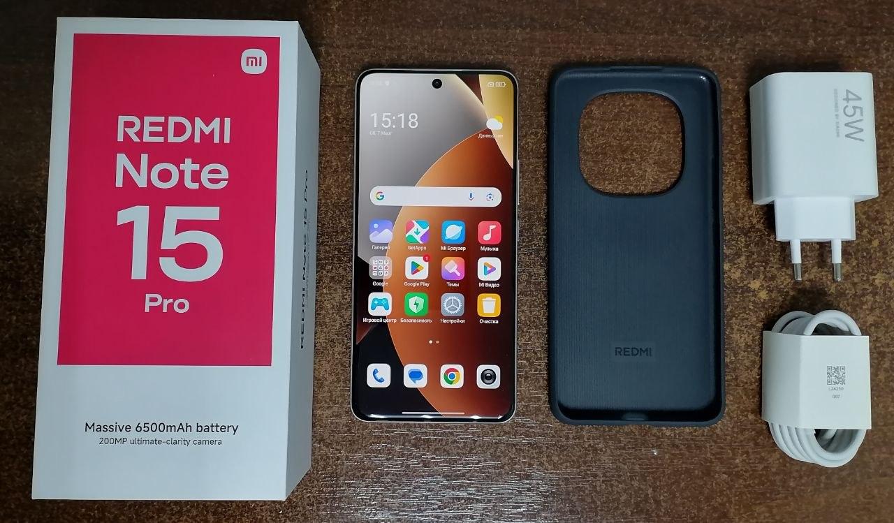 Смартфон Xiaomi Redmi Note 15 Pro 4G 12/256GB (международная версия) Смартфон Xiaomi Redmi Note 15 Pro 4G 12/256GB (международная версия)